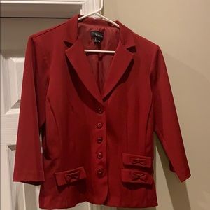 Dressy Red Blazer/Jacket